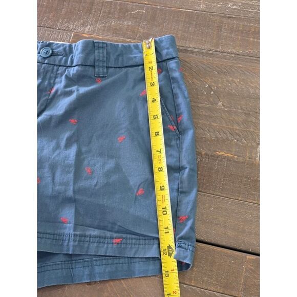 Magellan Happy Camper Lobster Print Shorts Women’s Size 8 Coastal Summer Preppy - Picture 7 of 10